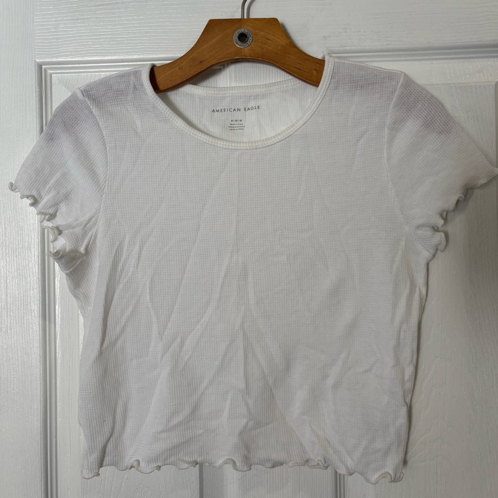 Waffle Knit Crop Top